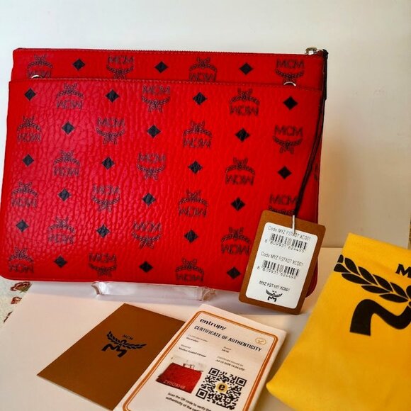 MCM Logo Aren Crossbody - Picture 1 of 10